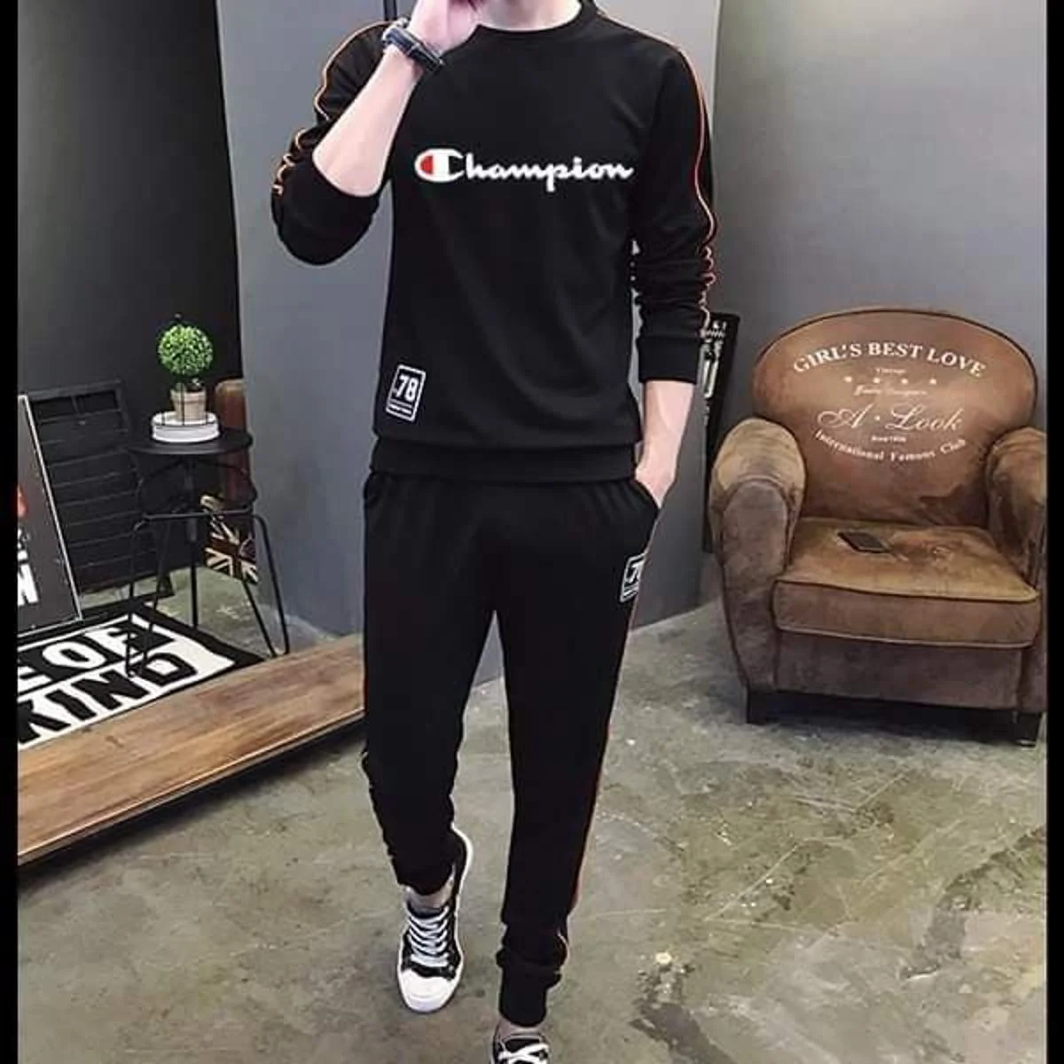 New Fashion full Sleeves T-Shirt & Full Pant Combo (Set) for Man