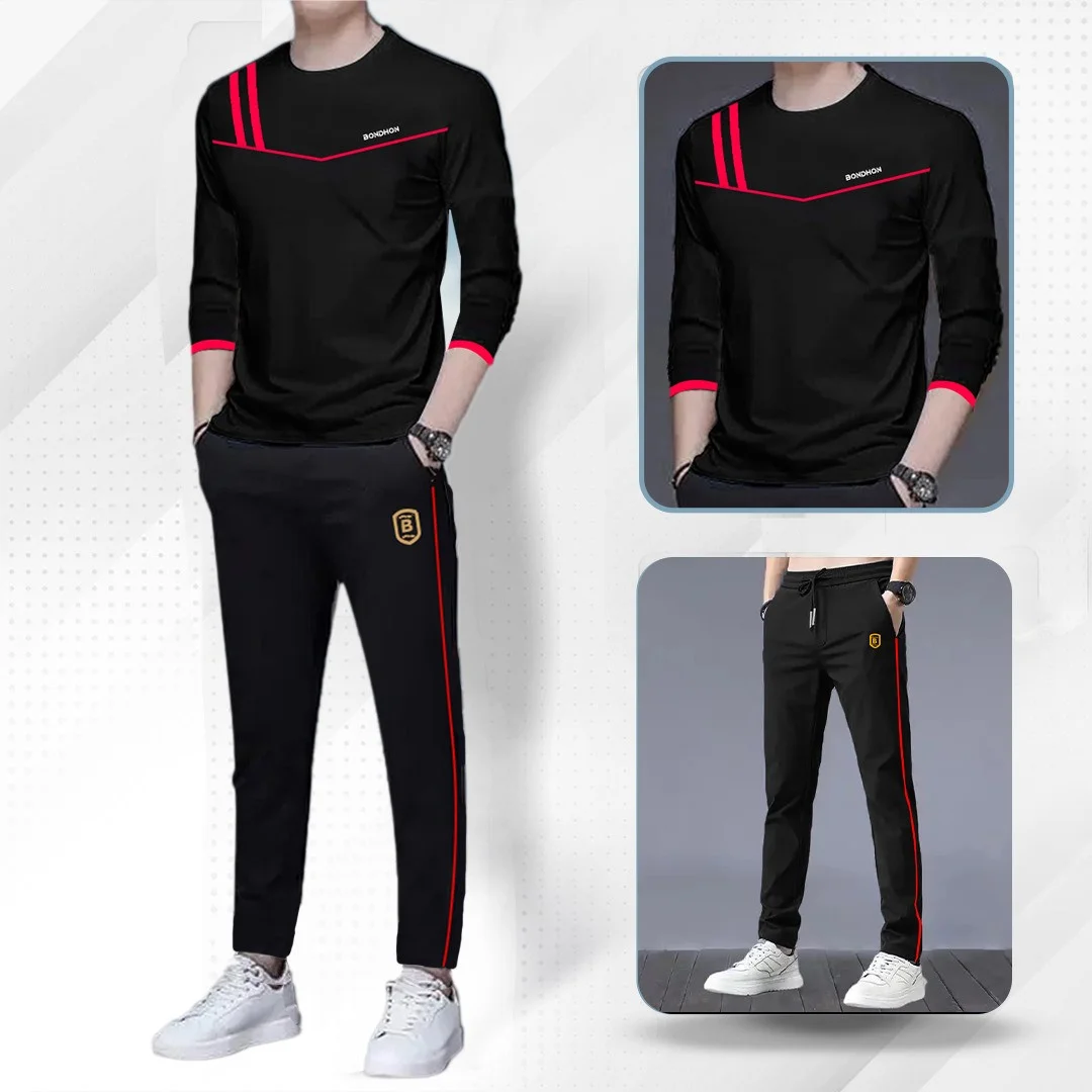 New Fashion full Sleeves T-Shirt & Full Pant Combo (Set) for Man