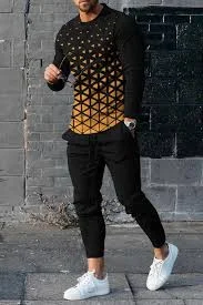 New Fashion full Sleeves T-Shirt & Full Pant Combo (Set) for Man
