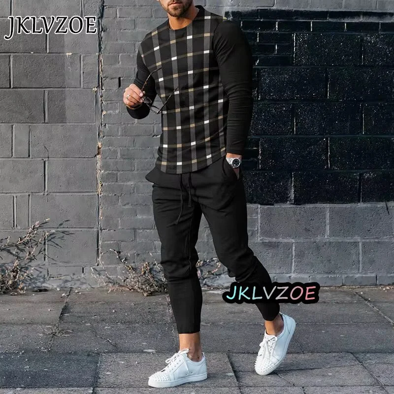 New Fashion full Sleeves T-Shirt & Full Pant Combo (Set) for Man
