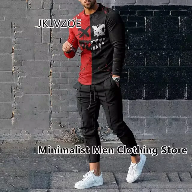 New Fashion full Sleeves T-Shirt & Full Pant Combo (Set) for Man