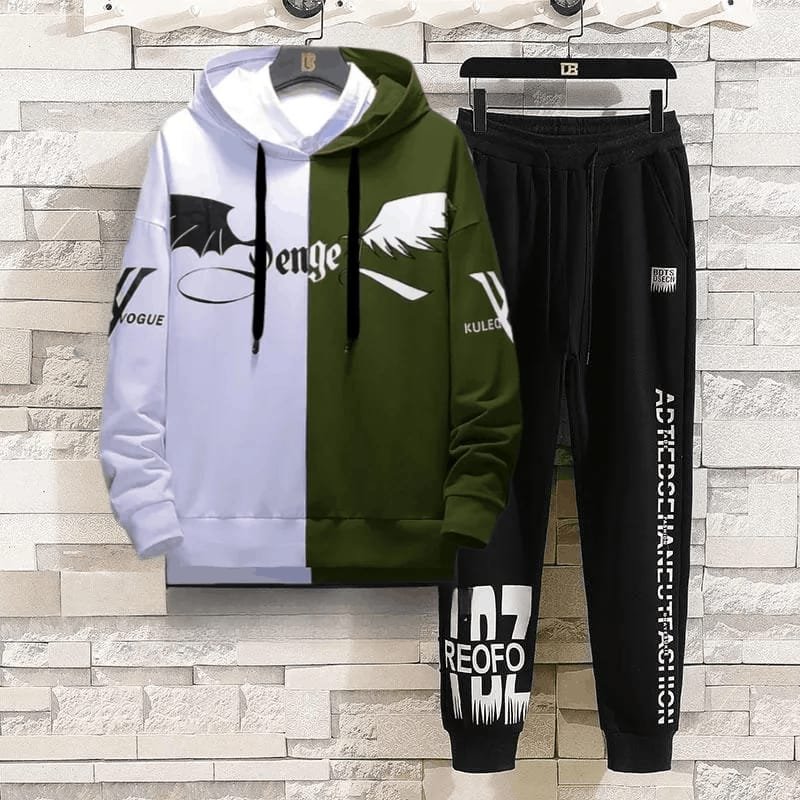 Full Sleeves Hoodie & Full Pants Set Combo for Men