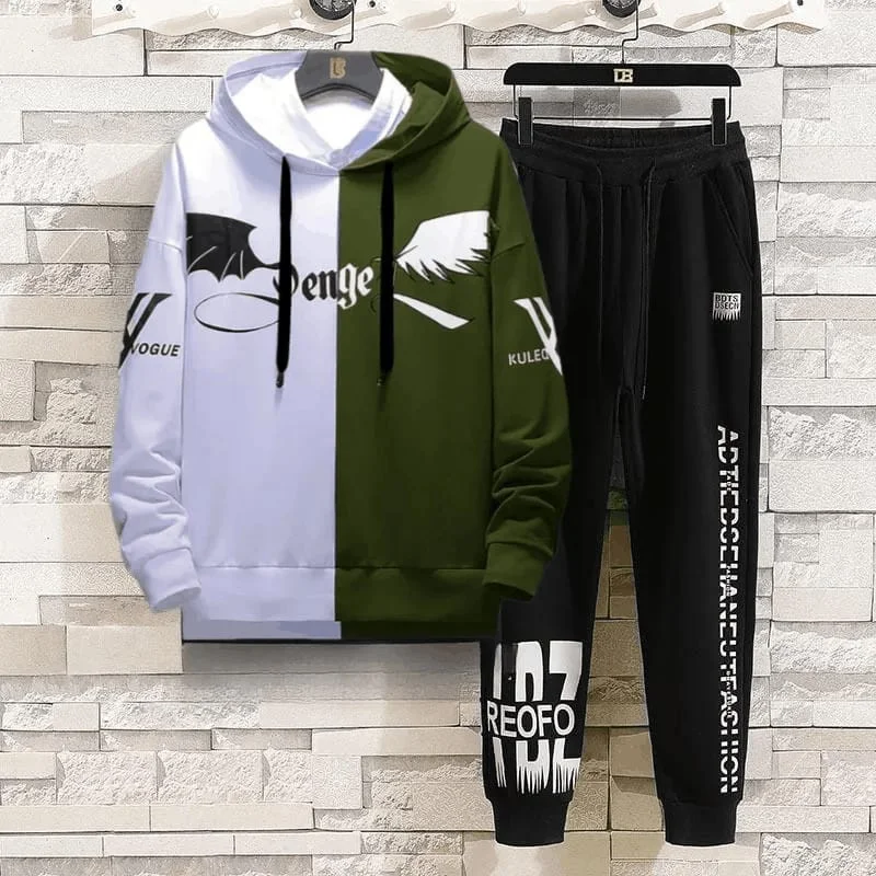 Full Sleeves Hoodie & Full Pants Set Combo for Men