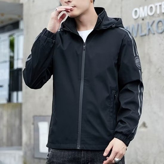 Black New Fashionable Bonded fabric Hoodies (Using Smart Hoodies looking Smart)