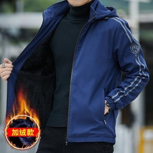 New Navy Blue Fashionable Bonded fabric Hoodies (Using Smart Hoodies looking Smart)