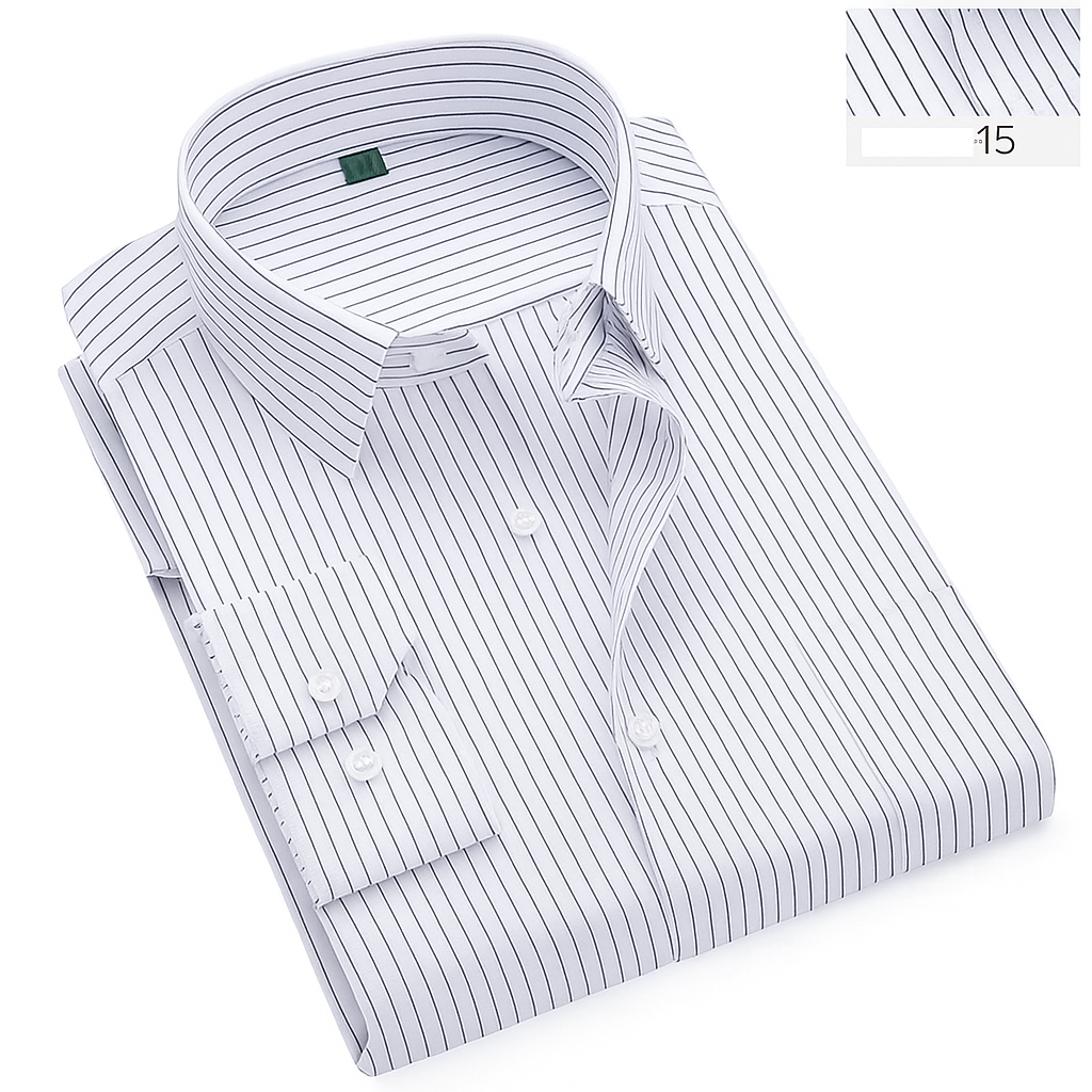 Men's Formal Step Shirts  Fashionable Long Sleeve Smart Looking Fashion Shirt4