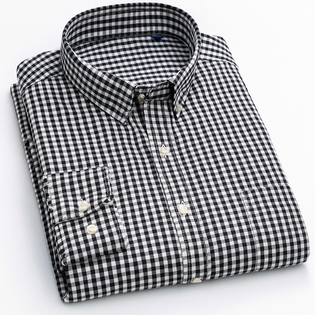 Men's Formal Check Shirts  Fashionable Long Sleeve Smart Looking Fashion Shirt