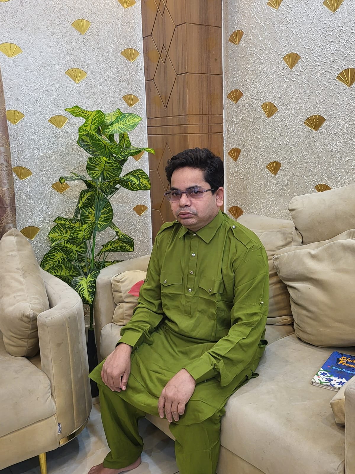 Special Men’s Solid Color Kabli Set Panjabi5