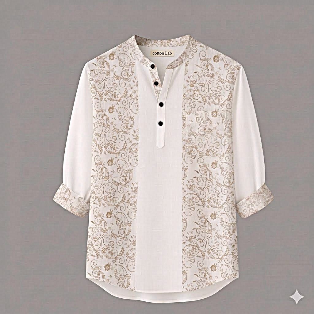 New Summer Colection Cotton Fabric Katua For Man's