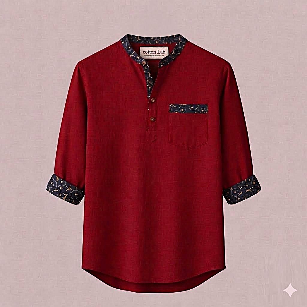 New Summer Colection Cotton Fabric Katua For Man's